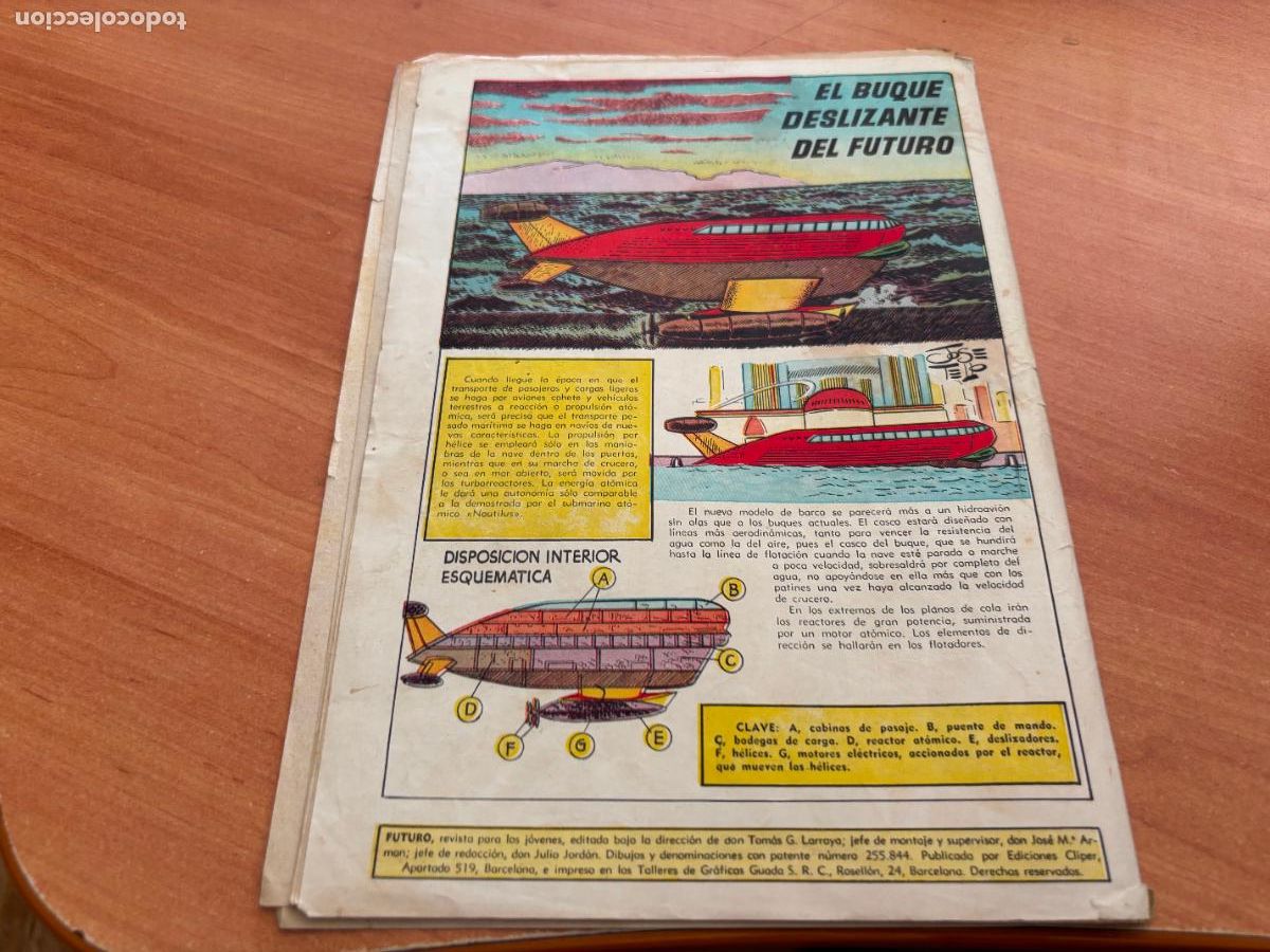 Tebeos: FUTURO N&ordm; 3 LAS RUTAS DEL ESPACIO (CLIPER) (COB240) - Foto 2