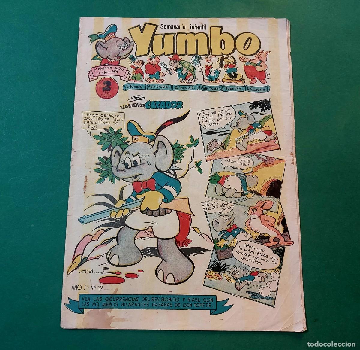 Tebeos: Yumbo N&ordm; 19 Ediciones Cliper 1953 Ref C 80 - Foto 1
