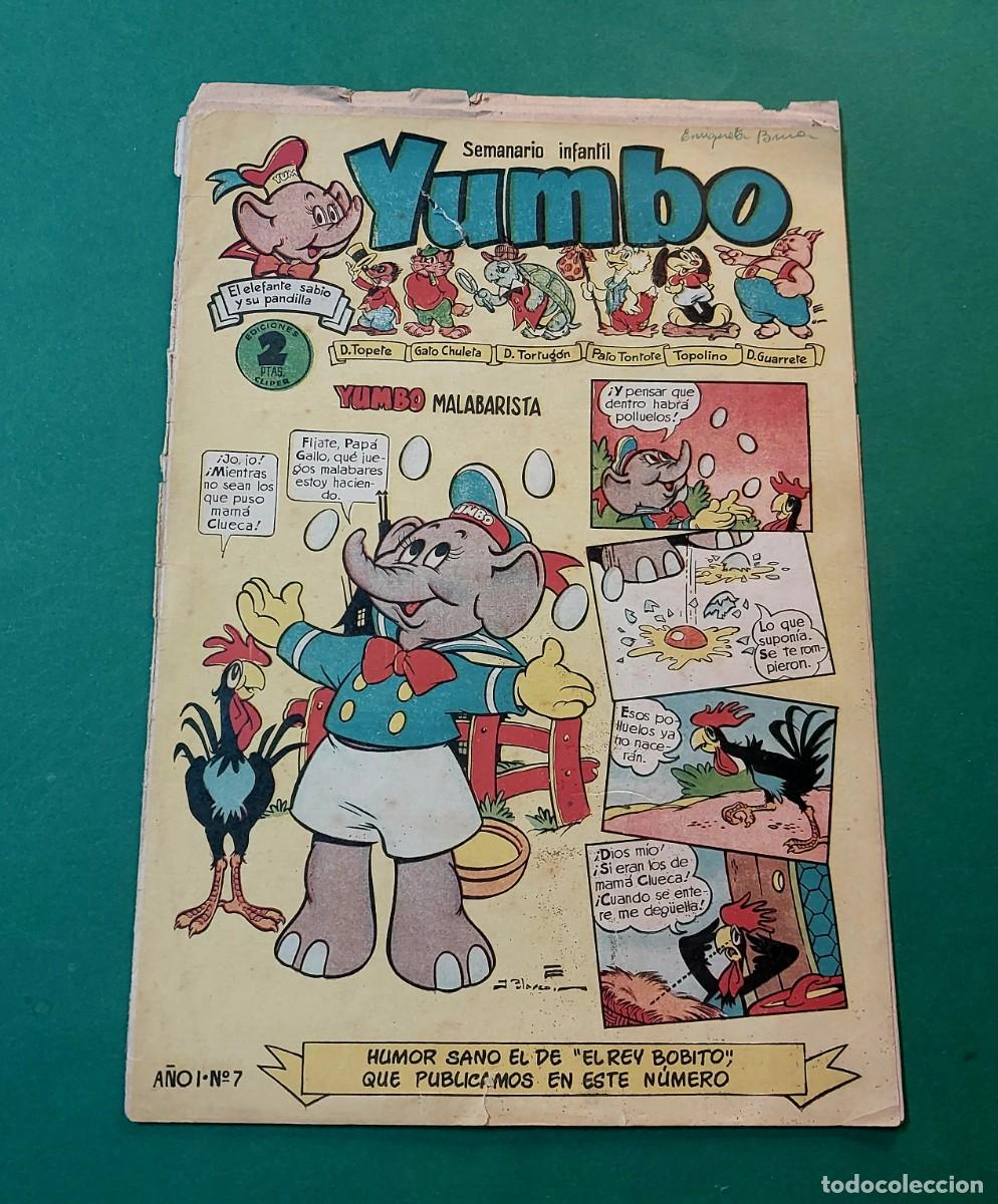 Tebeos: Yumbo N&ordm; 7 Ediciones Cliper 1953 Ref C 80 - Foto 1