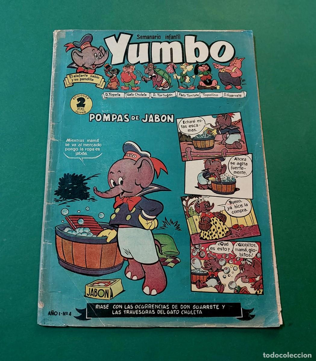 Tebeos: Yumbo N&ordm; 4 Ediciones Cliper 1953 Ref C 80 - Foto 1