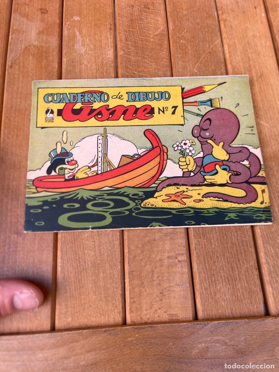 Tebeos: Cuaderno de dibujo cisne n&uacute;m 7 dibujos Blasco - Foto 1