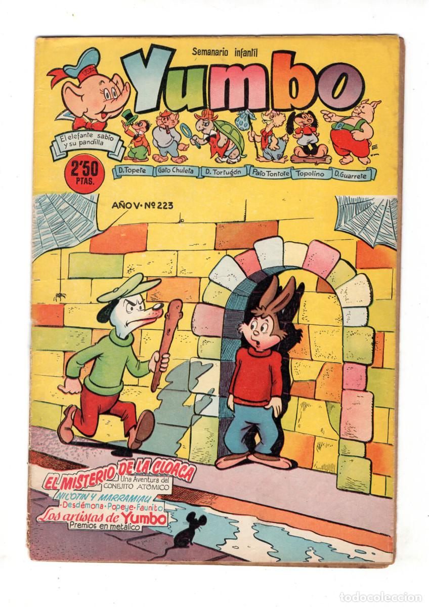 Tebeos: YUMBO 223 - ED CLIPER, 1&ordf; EDICI&Oacute;N, 1957. GRAPA - Foto 1