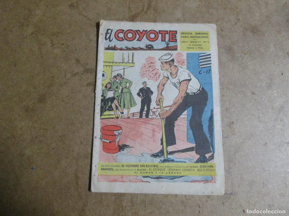 Tebeos: el Coyote n&ordm; 2, &eacute;poca 2&ordf;, editorial cliper 1954 - Foto 1