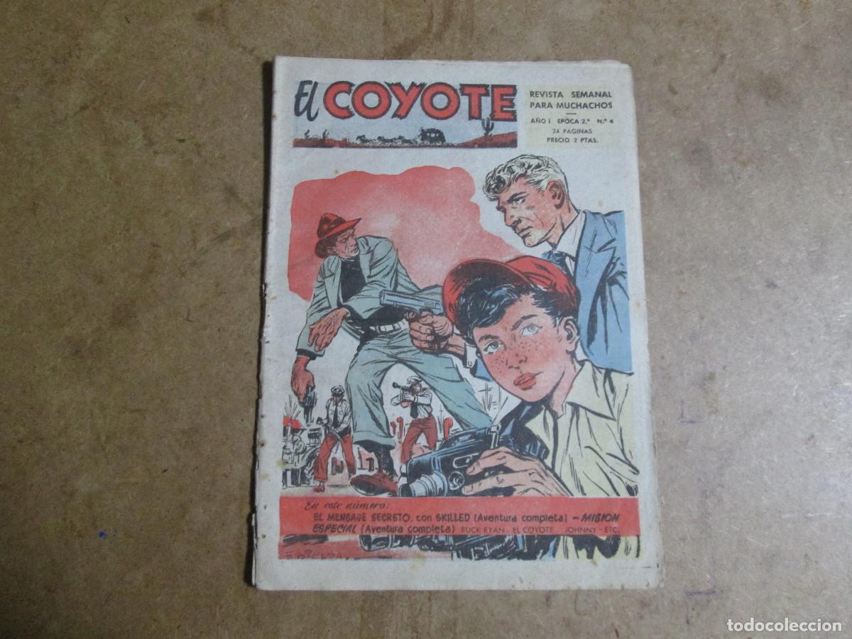 Tebeos: el Coyote n&ordm; 4, &eacute;poca 2&ordf;, editorial cliper 1954 - Foto 1