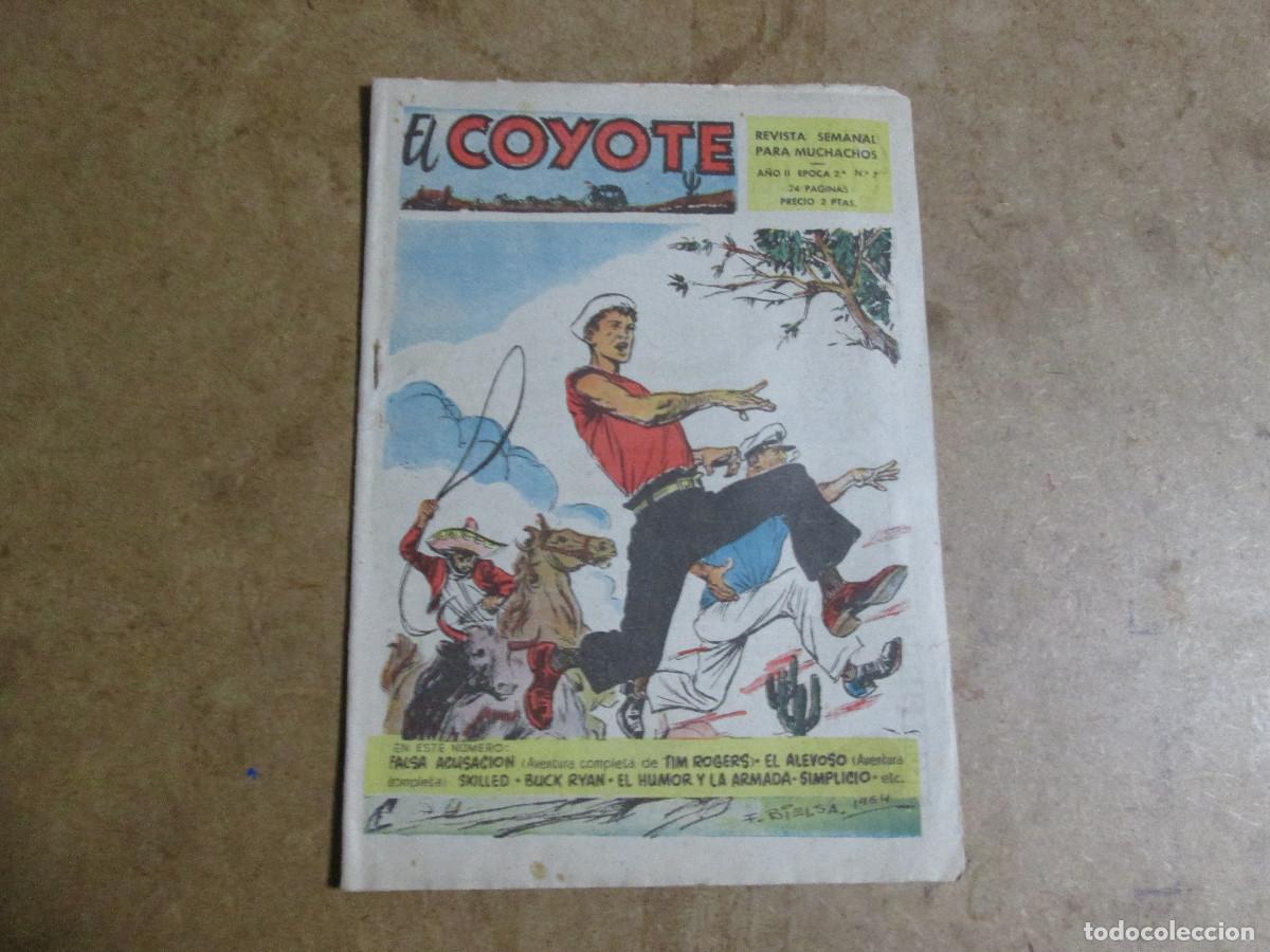 Tebeos: el Coyote n&ordm; 7, &eacute;poca 2&ordf;, editorial cliper 1954 - Foto 1