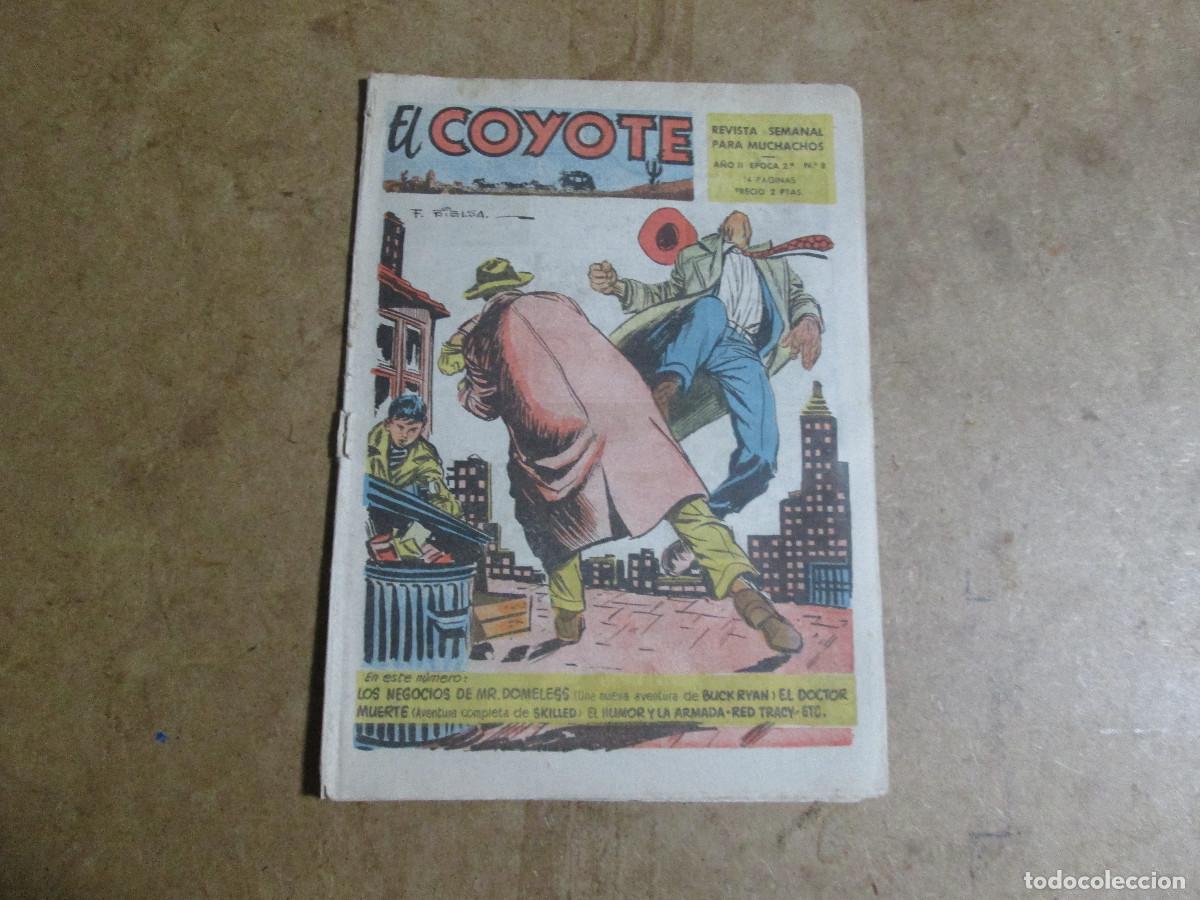 Tebeos: el Coyote n&ordm; 8, &eacute;poca 2&ordf;, editorial cliper 1954 - Foto 1