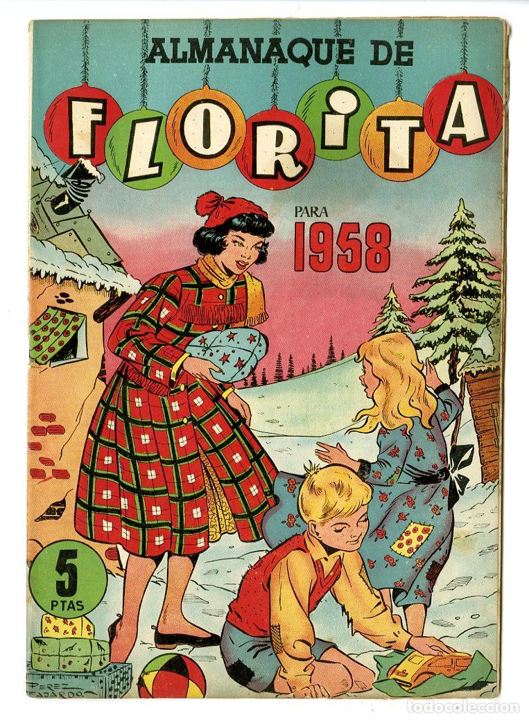 Tebeos: Almanaque de Florita para 1958 - Foto 1