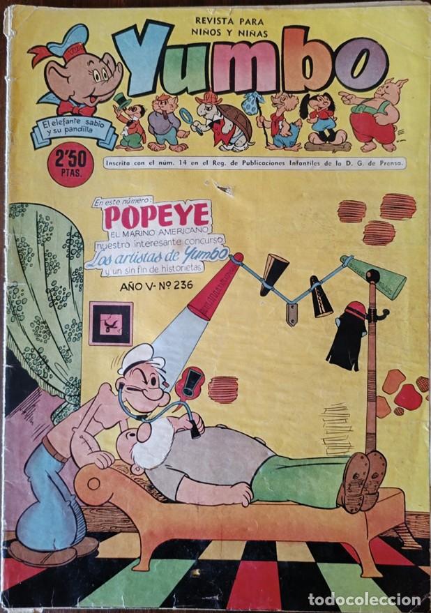 Tebeos: YUMBO. N&ordm; 236. Ediciones Cliper. - Foto 1