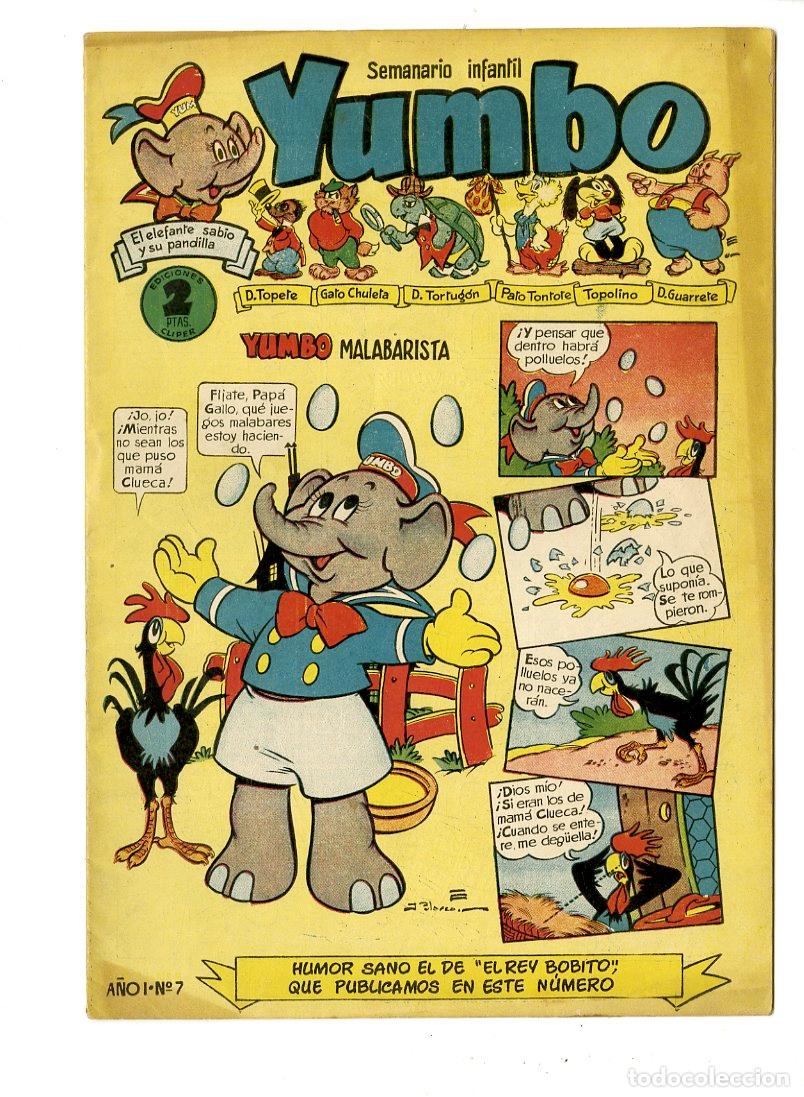 Tebeos: Yumbo / A&ntilde;o I / 1953 / Cliper / N.7 - Foto 1