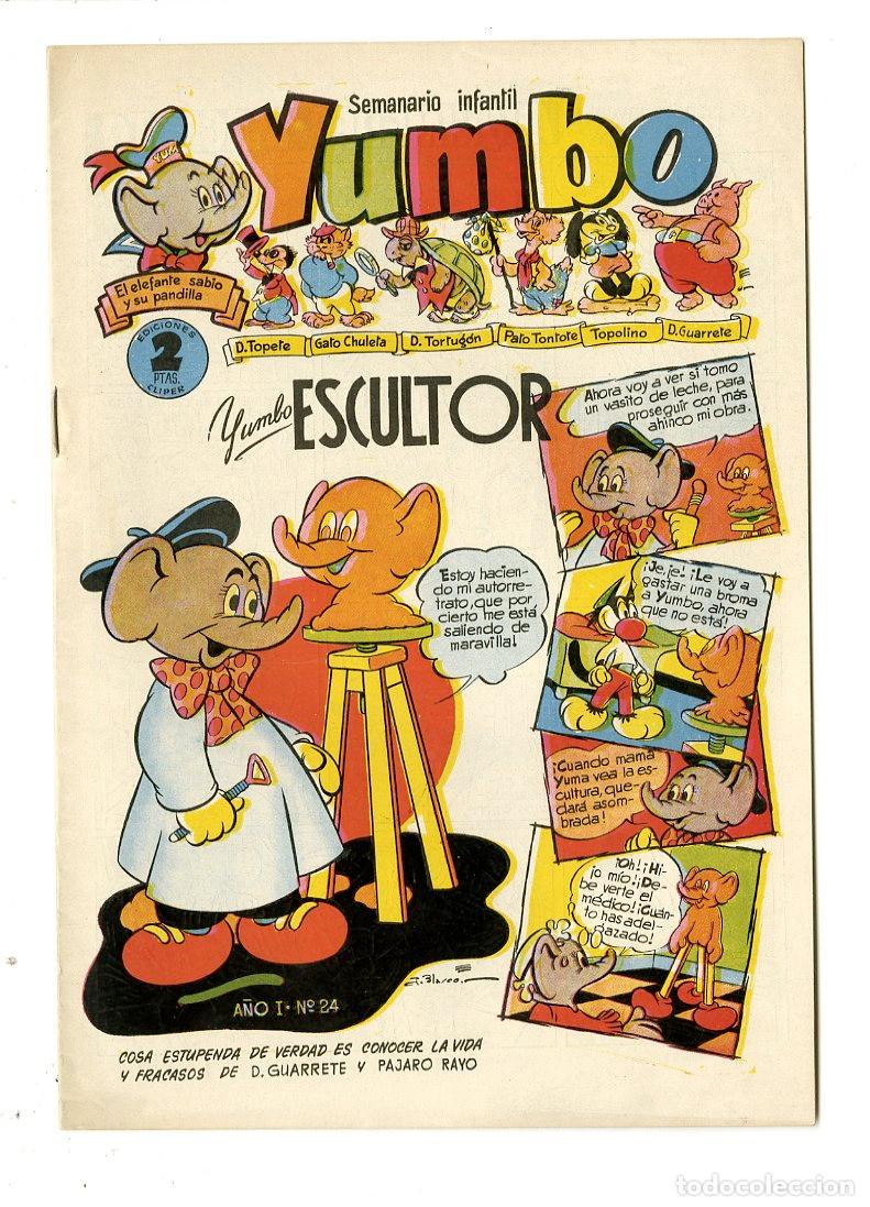 Tebeos: Yumbo / A&ntilde;o I / 1954 / Cliper / N.24 - Foto 1