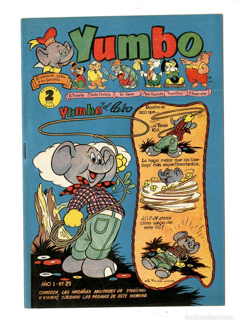 Tebeos: Yumbo / A&ntilde;o I / 1954 / Cliper / N.29 - Foto 1