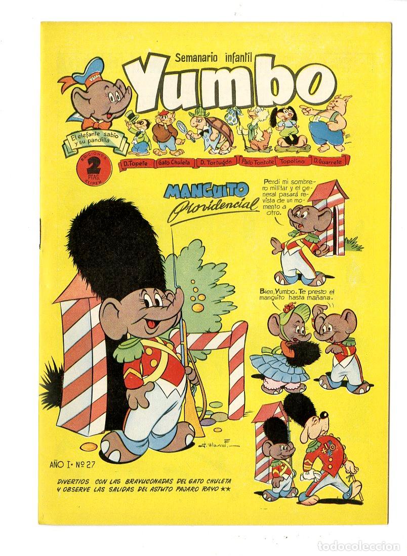 Tebeos: Yumbo / A&ntilde;o I / 1954 / Cliper / N.27 - Foto 1