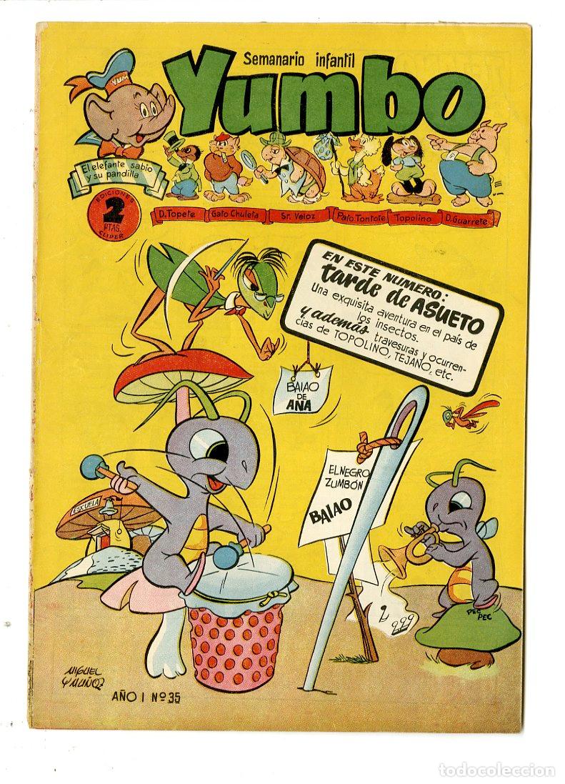 Tebeos: Yumbo / A&ntilde;o I / 1954 / Cliper / N.35 - Foto 1