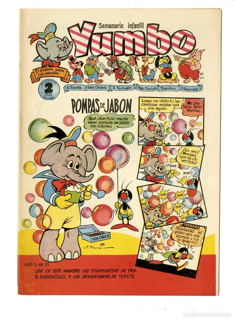 Tebeos: Yumbo / A&ntilde;o I / 1954 / Cliper / N.21 - Foto 1