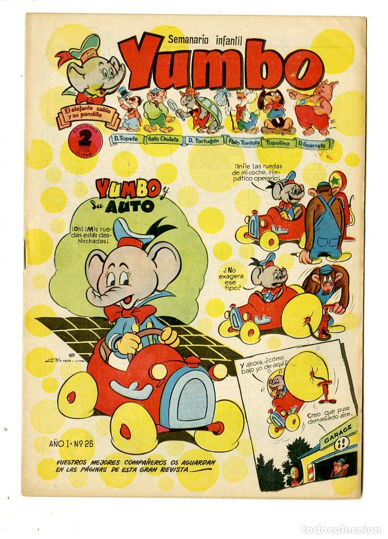 Tebeos: Yumbo / A&ntilde;o I / 1954 / Cliper / N.26 - Foto 1