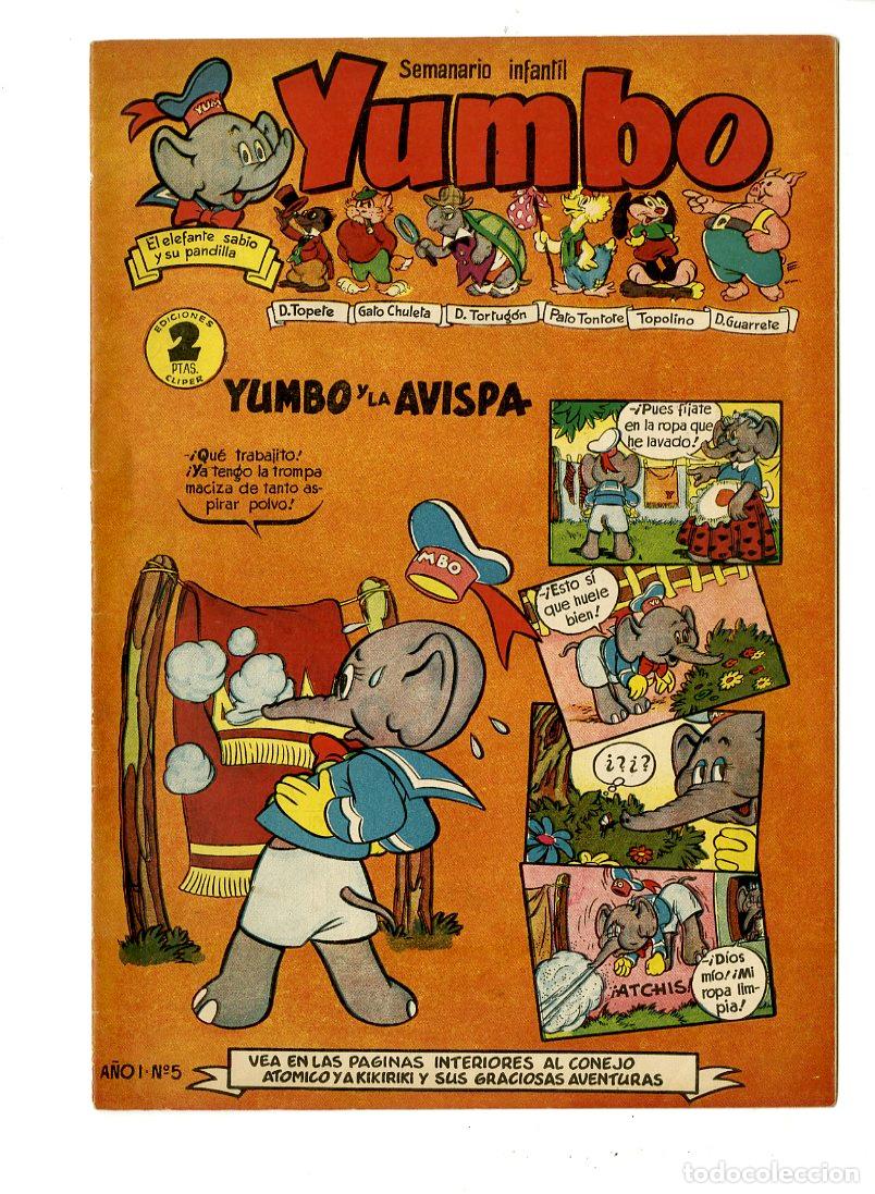Tebeos: Yumbo / A&ntilde;o I / 1953 / Cliper / N.5 - Foto 1