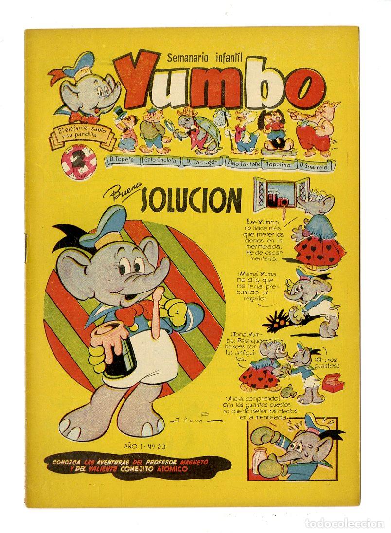 Tebeos: Yumbo / A&ntilde;o I / 1954 / Cliper / N.23 - Foto 1