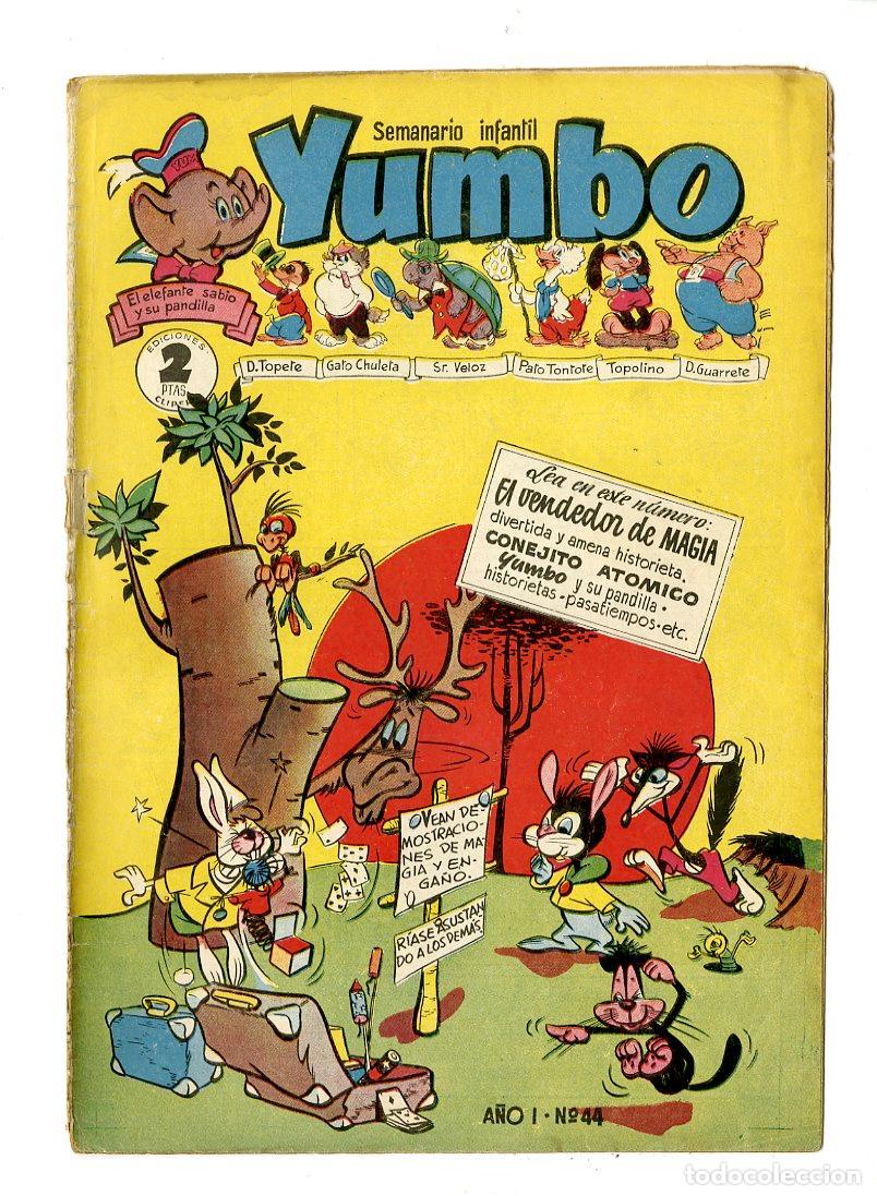 Tebeos: Yumbo / A&ntilde;o I / 1954 / Cliper / N.44 - Foto 1