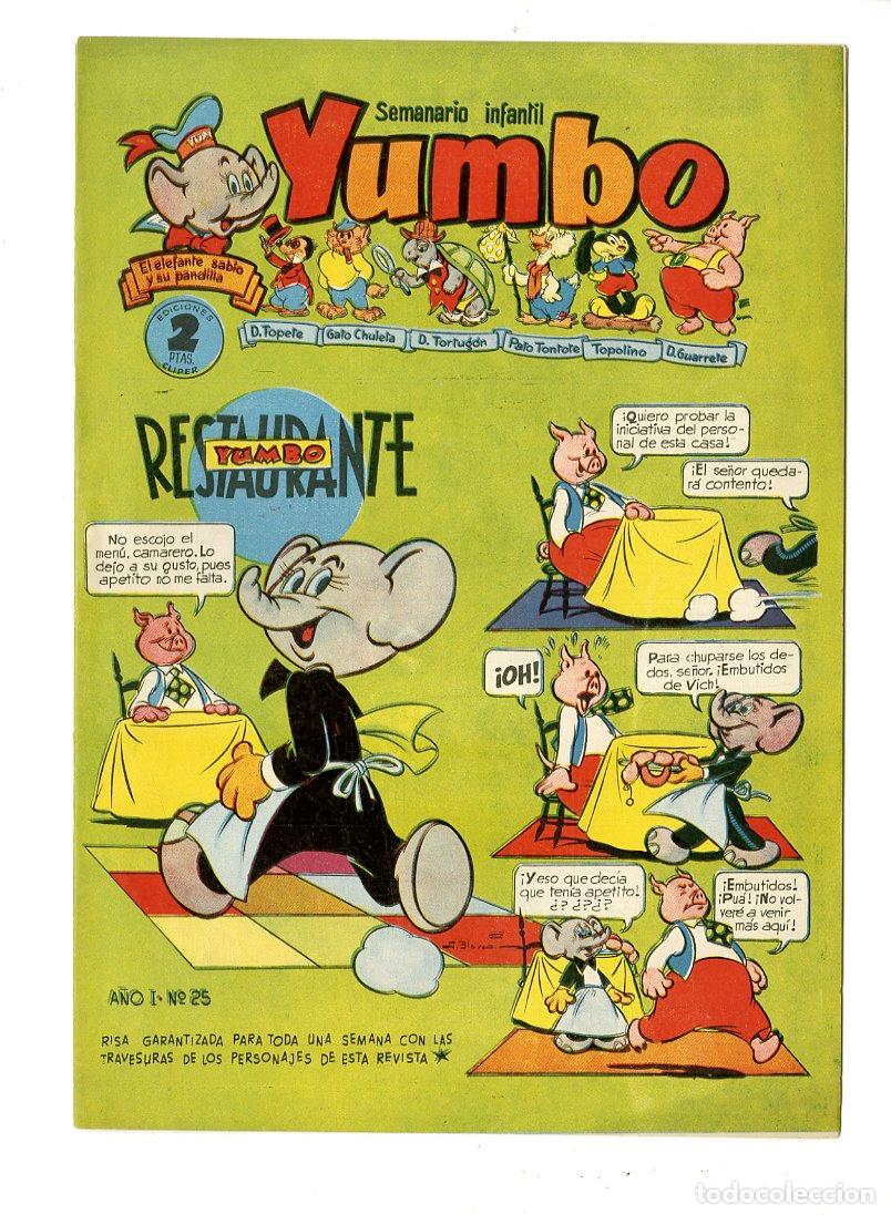 Tebeos: Yumbo / A&ntilde;o I / 1954 / Cliper / N.25 - Foto 1