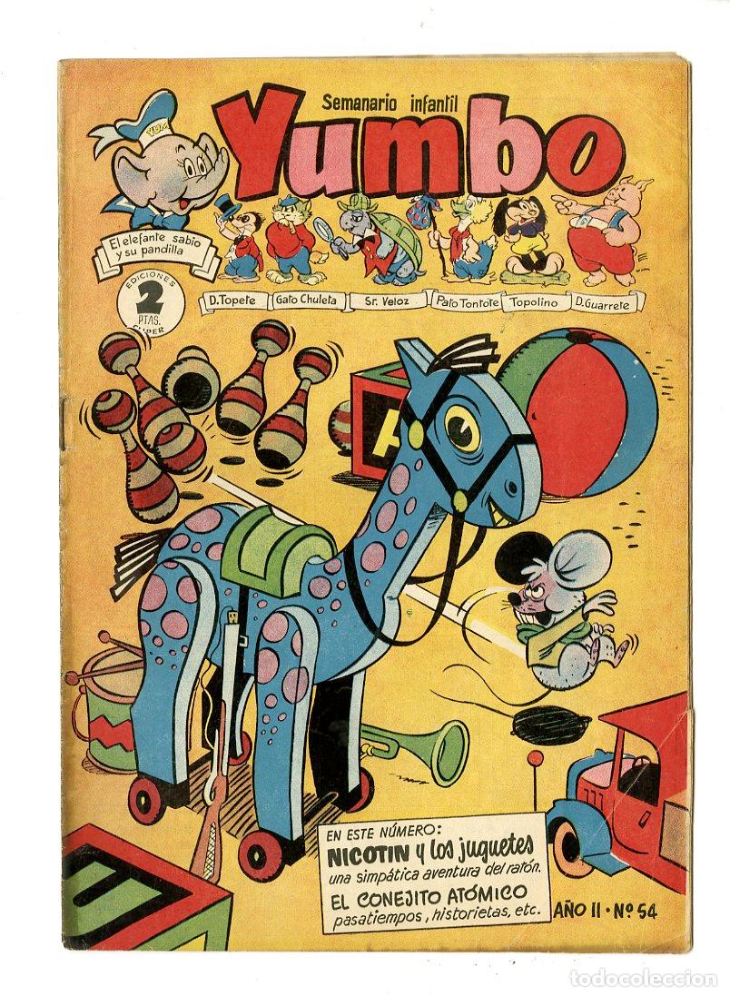 Tebeos: Yumbo / A&ntilde;o II / 1954 / Cliper / N.54 - Foto 1