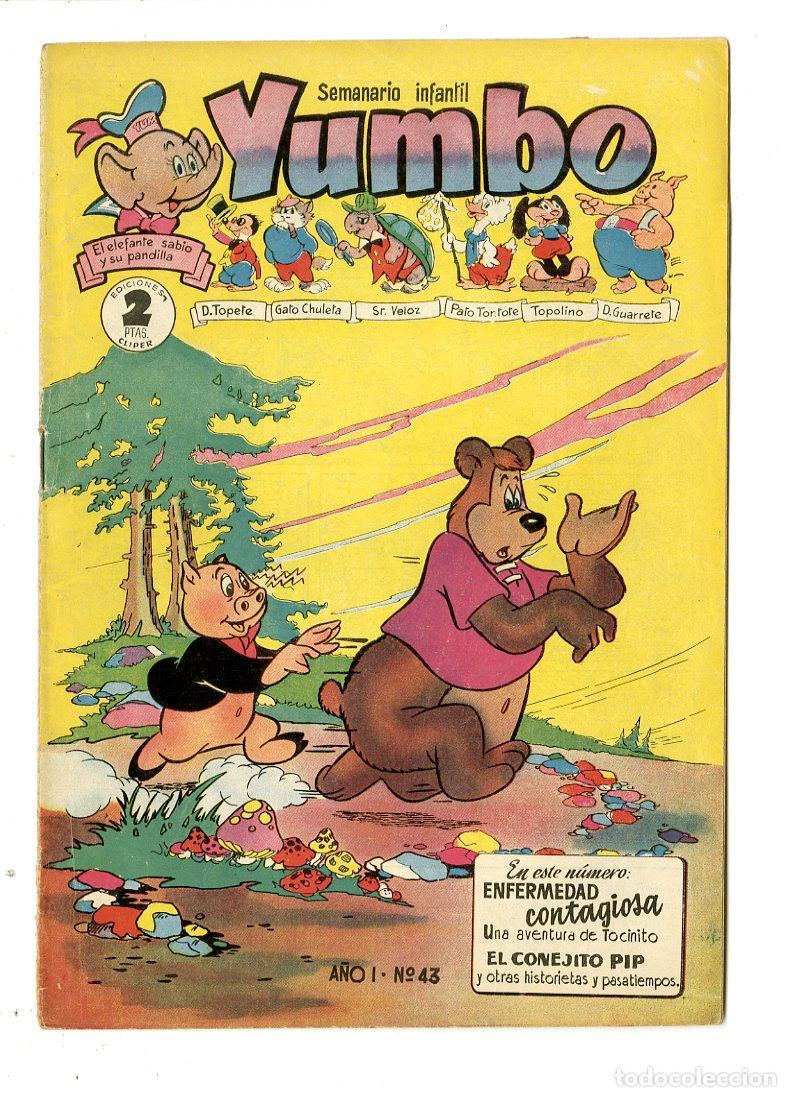 Tebeos: Yumbo / A&ntilde;o I / 1954 / Cliper / N.43 - Foto 1