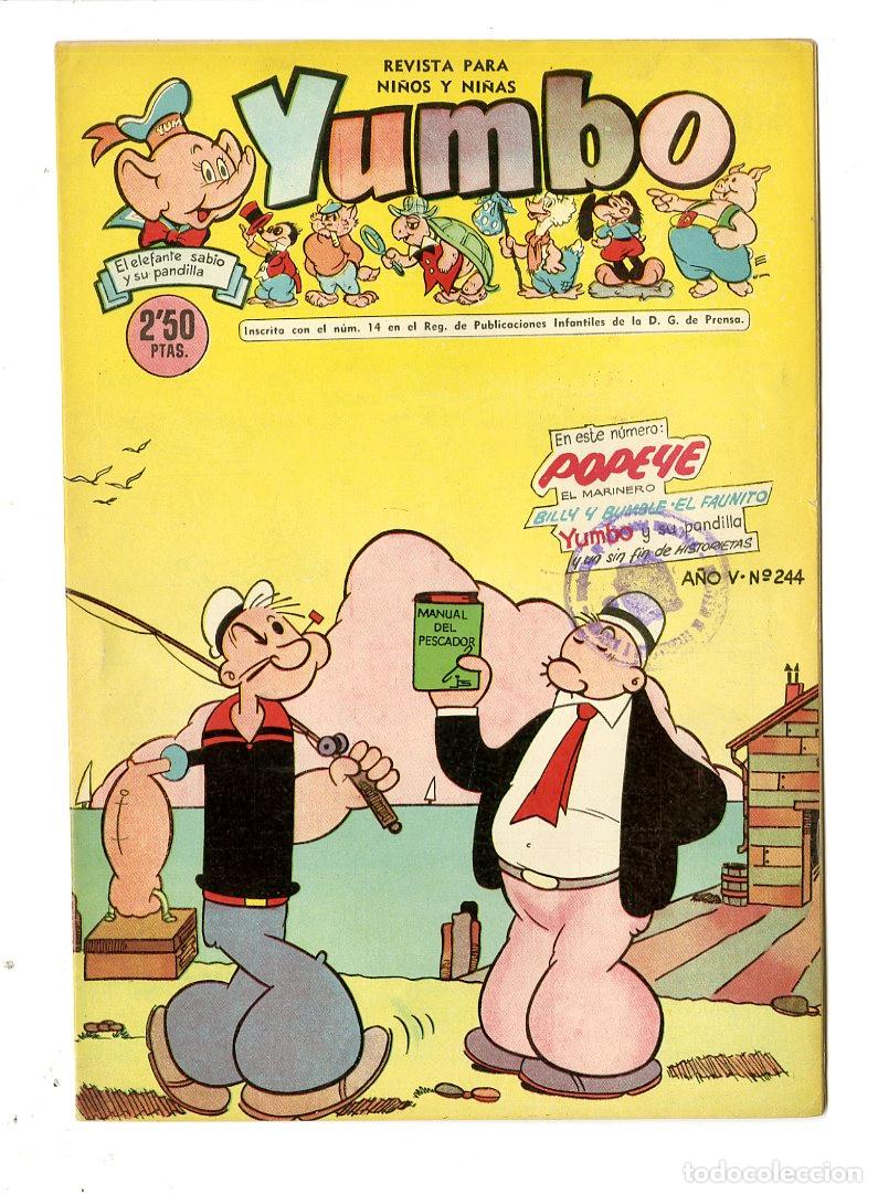 Tebeos: Yumbo / A&ntilde;o V / 1957 / Cliper / N.244 - Foto 1