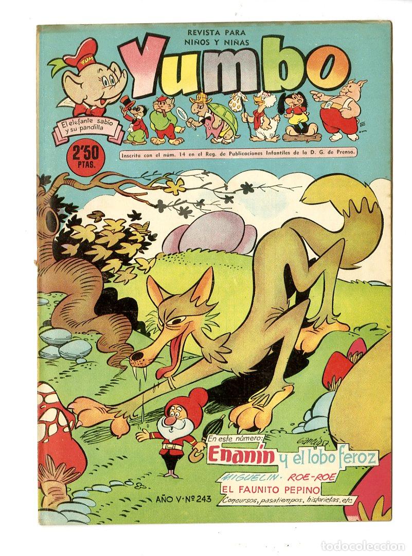 Tebeos: Yumbo / A&ntilde;o V / 1957 / Cliper / N.243 - Foto 1