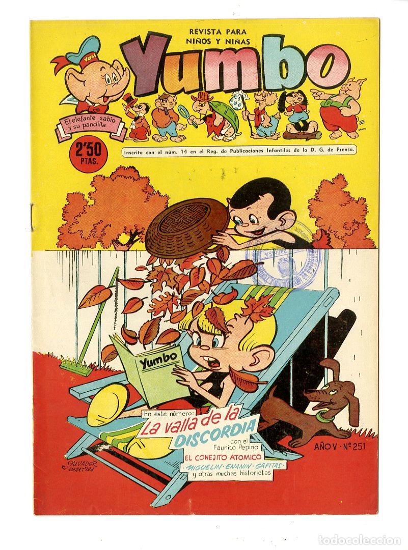 Tebeos: Yumbo / A&ntilde;o V / 1957 / Cliper / N.251 - Foto 1