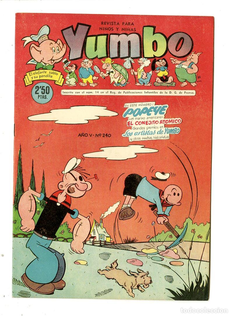 Tebeos: Yumbo / A&ntilde;o V / 1957 / Cliper / N.240 - Foto 1