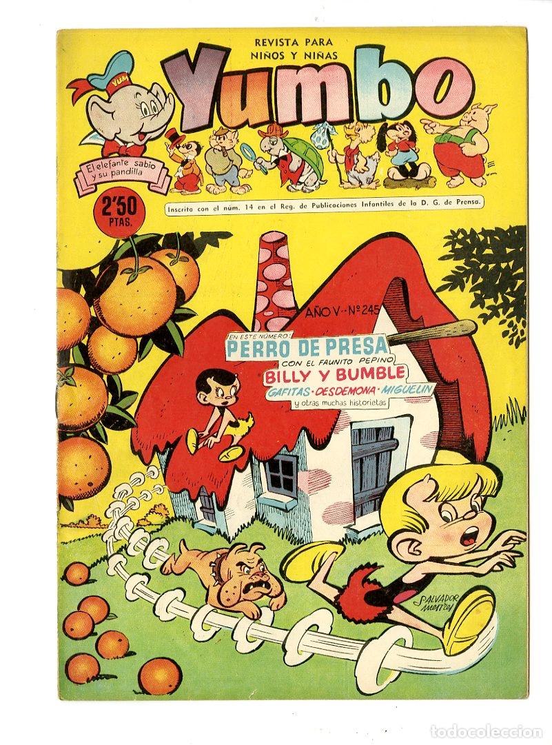 Tebeos: Yumbo / A&ntilde;o V / 1957 / Cliper / N.245 - Foto 1