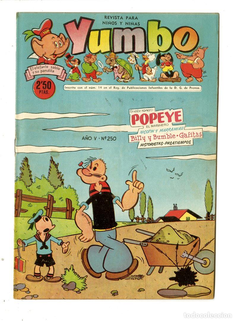 Tebeos: Yumbo / A&ntilde;o V / 1957 / Cliper / N.250 - Foto 1