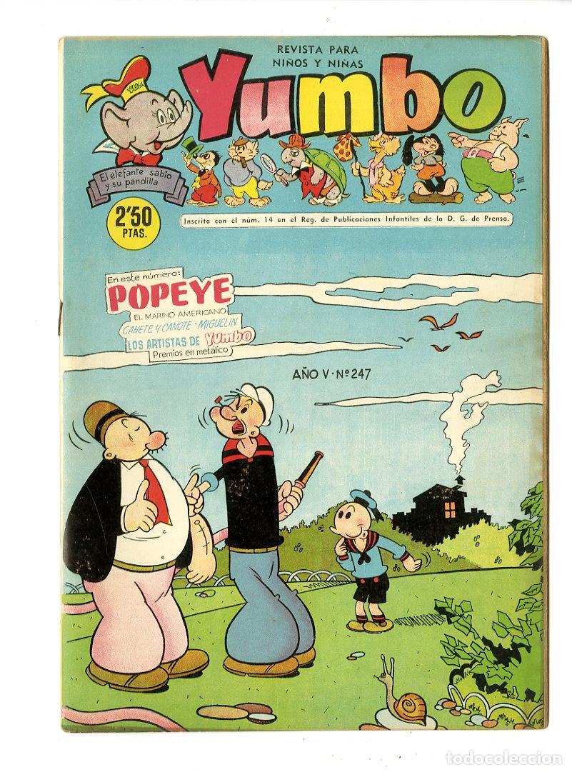 Tebeos: Yumbo / A&ntilde;o V / 1957 / Cliper / N.247 - Foto 1