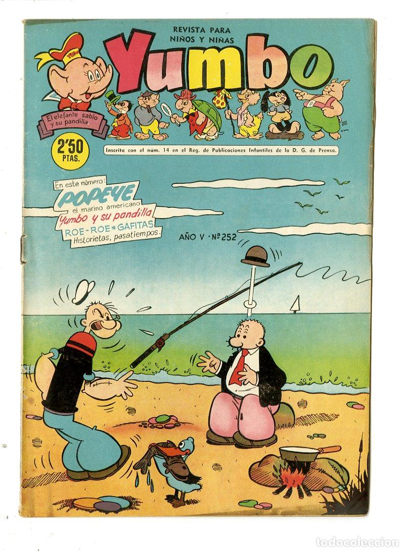 Tebeos: Yumbo / A&ntilde;o V / 1957 / Cliper / N.252 - Foto 1