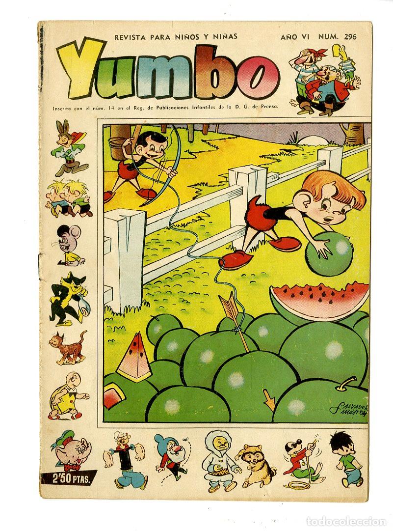 Tebeos: Yumbo / A&ntilde;o VI / 1958 / Cliper / N.296 - Foto 1