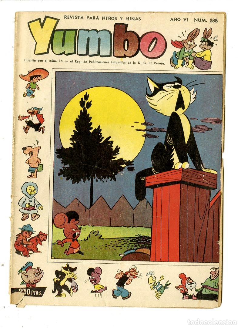 Tebeos: Yumbo / A&ntilde;o VI / 1958 / Cliper / N.288 - Foto 1