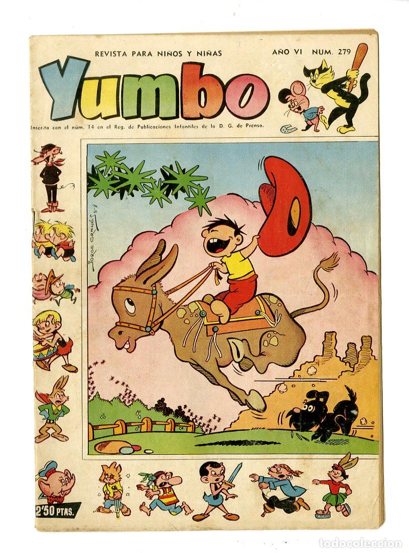 Tebeos: Yumbo / A&ntilde;o VI / 1958 / Cliper / N.279 - Foto 1