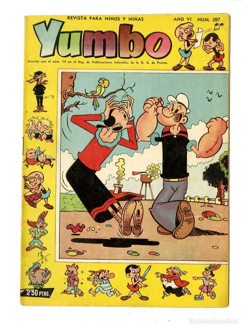Tebeos: Yumbo / A&ntilde;o VI / 1958 / Cliper / N.287 - Foto 1