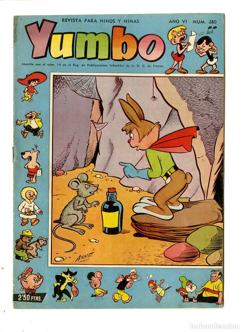 Tebeos: Yumbo / A&ntilde;o VI / 1958 / Cliper / N.280 - Foto 1