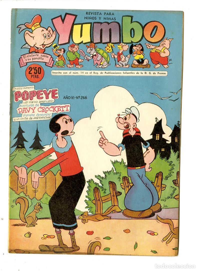 Tebeos: Yumbo / A&ntilde;o VI / 1958 / Cliper / N.266 - Foto 1