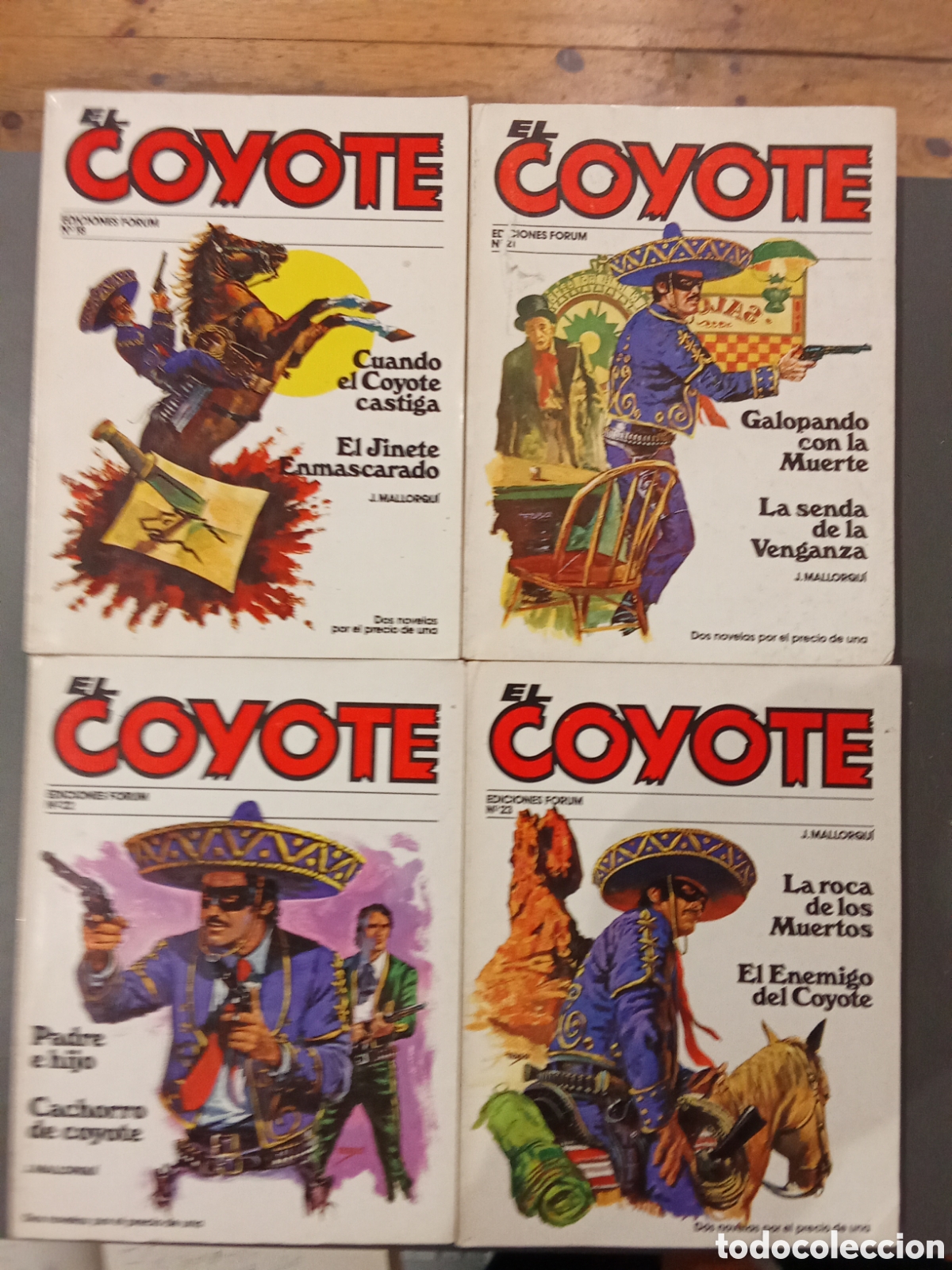Tebeos: 19 Novelas El Coyote Ediciones Forum - Foto 2