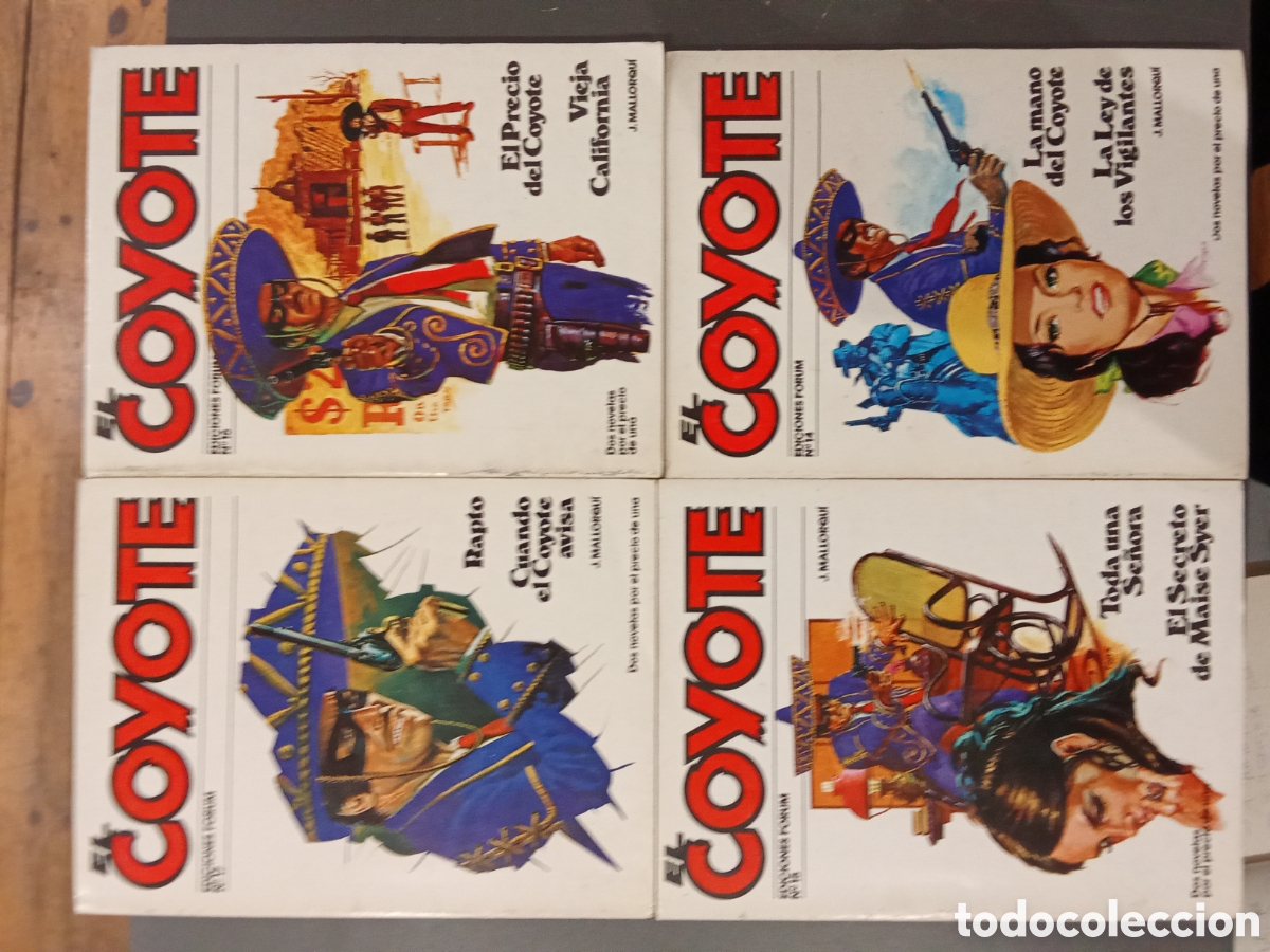 Tebeos: 19 Novelas El Coyote Ediciones Forum - Foto 4
