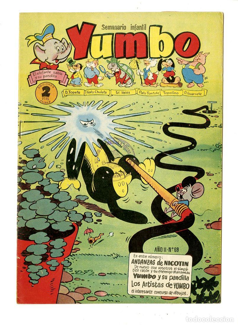 Tebeos: Yumbo / A&ntilde;o II / 1954 / Cliper / N.69 - Foto 1