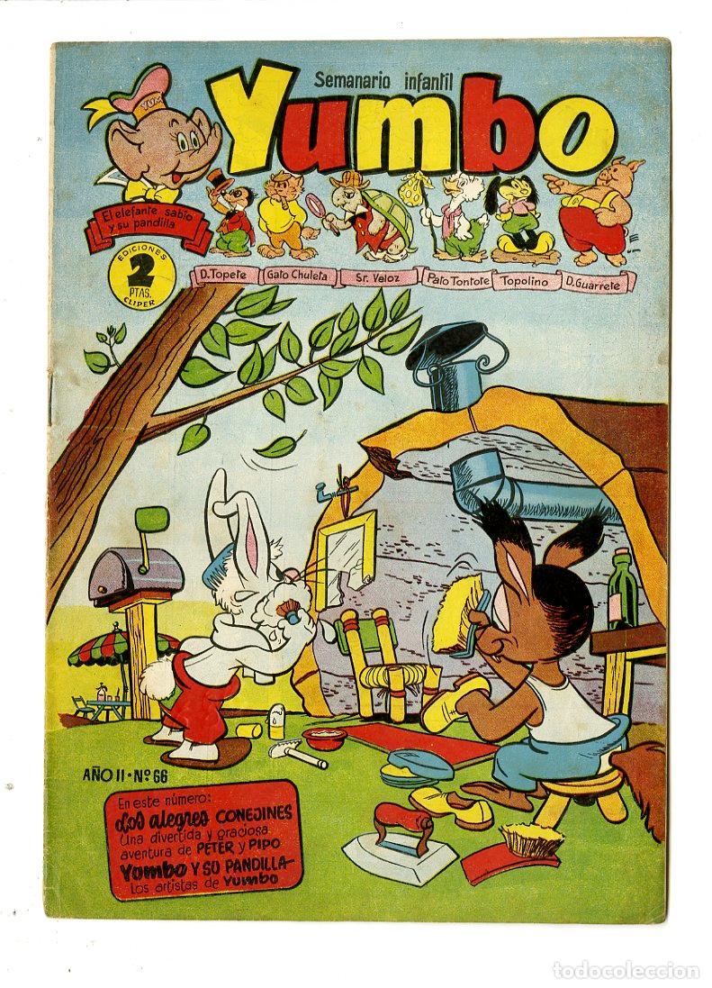 Tebeos: Yumbo / A&ntilde;o II / 1954 / Cliper / N.66 - Foto 1