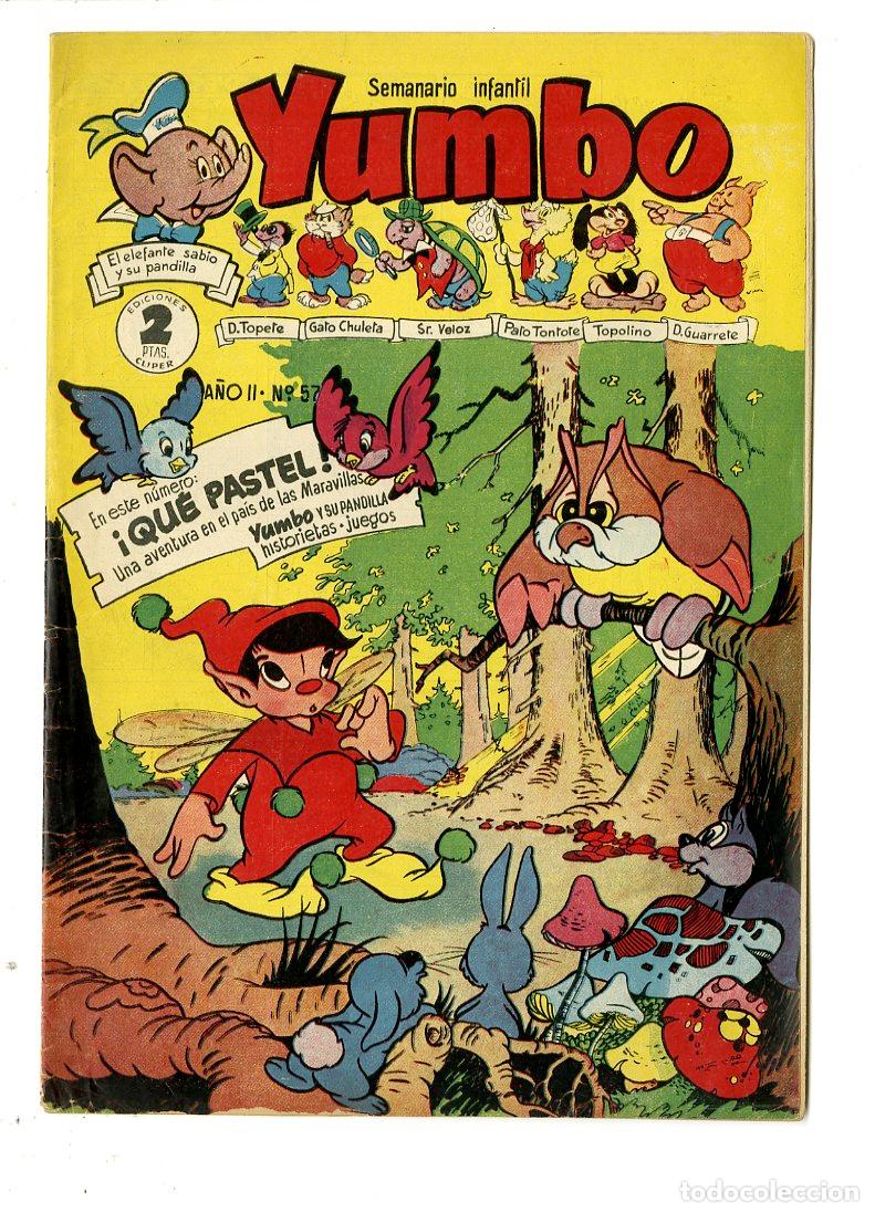 Tebeos: Yumbo / A&ntilde;o II / 1954 / Cliper / N.57 - Foto 1