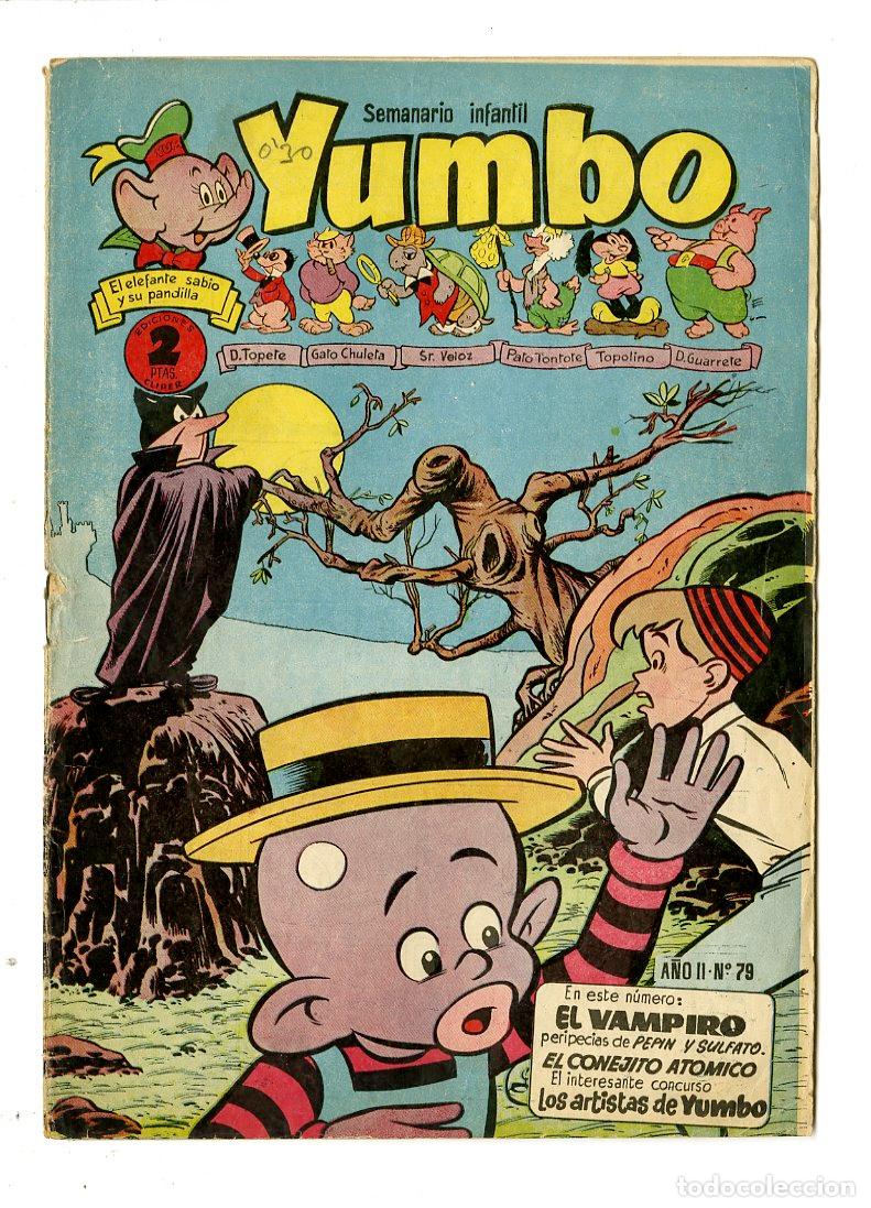 Tebeos: Yumbo / A&ntilde;o II / 1954 / Cliper / N.79 - Foto 1