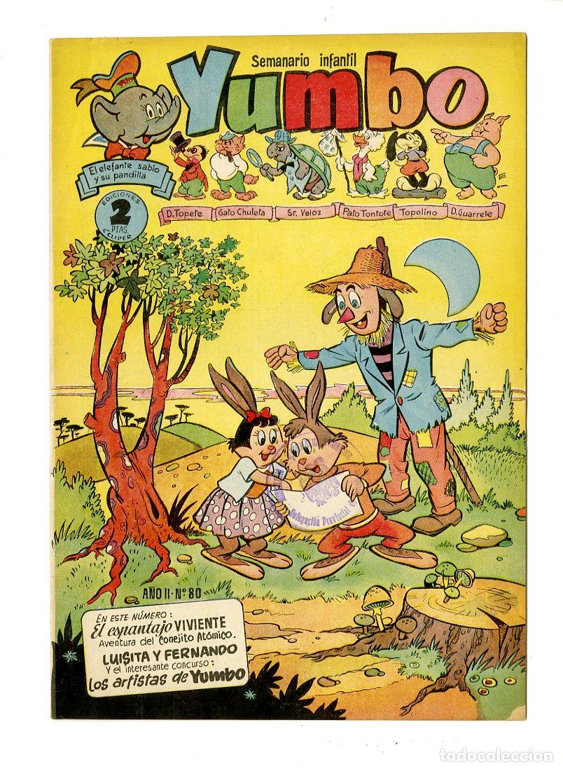 Tebeos: Yumbo / A&ntilde;o II / 1954 / Cliper / N.80 - Foto 1