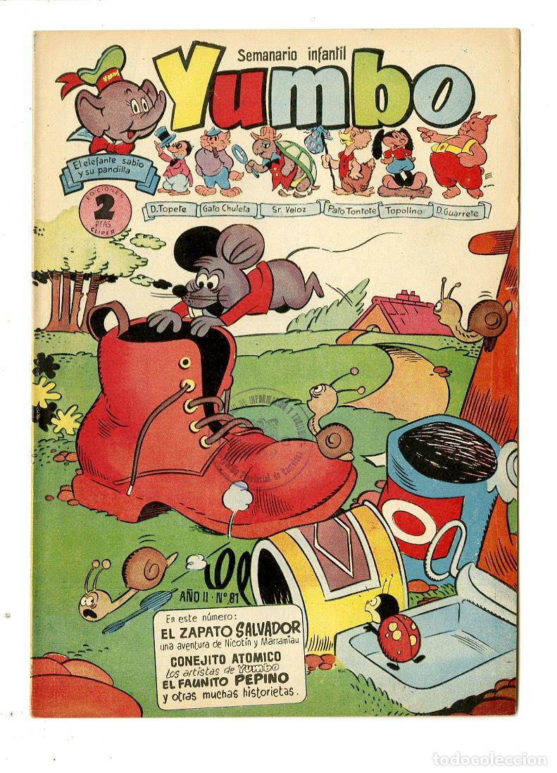 Tebeos: Yumbo / A&ntilde;o II / 1954 / Cliper / N.81 - Foto 1