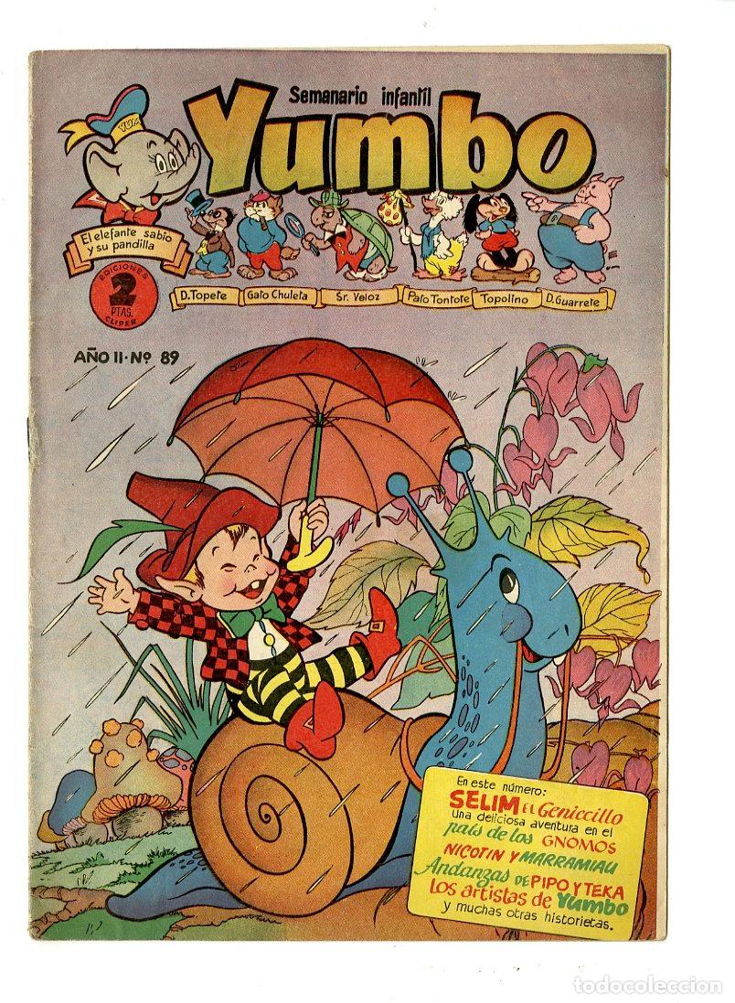Tebeos: Yumbo / A&ntilde;o II / 1954 / Cliper / N.89 - Foto 1