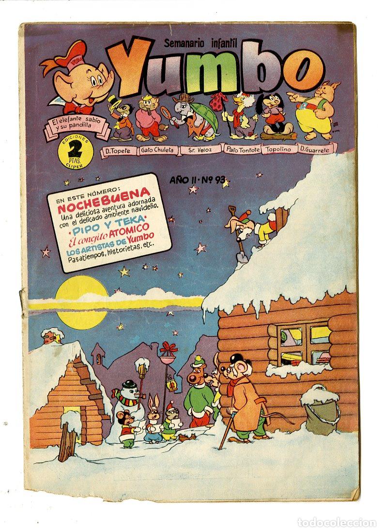 Tebeos: Yumbo / A&ntilde;o II / 1954 / Cliper / N.93 - Foto 1