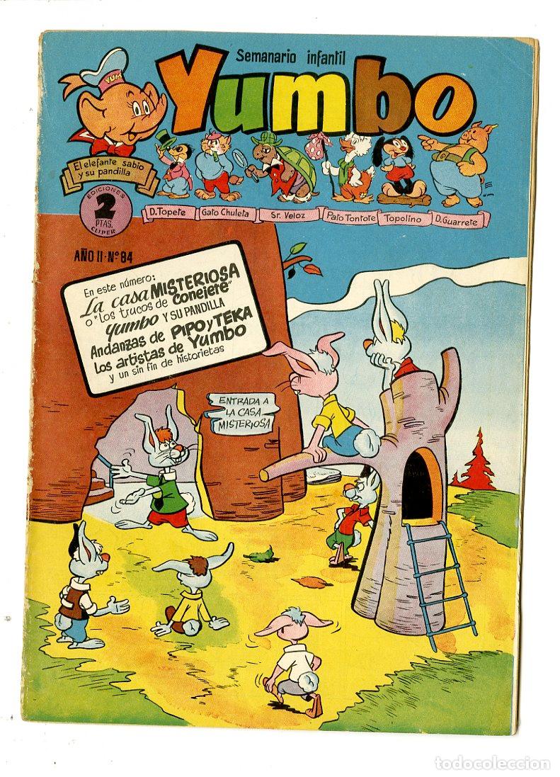 Tebeos: Yumbo / A&ntilde;o II / 1954 / Cliper / N.84 - Foto 1
